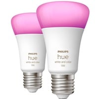 8719514291317 - Hue LED-Leuchtmittel (2er-Set) 871951429131700 EEK F (A - G) Hue White & Col Amb E27 Doppelpack 2x800lm 75W E27 18 W Warmweiß bis Kaltweiß