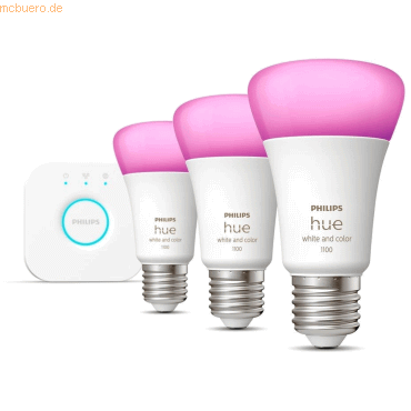 8719514291515 - Hue Beleuchtungskit 8719514291515 EEK F (A - G) HueWCA 9W A60 E27 3set EUR PMO E27 27 W RGBW EEK F (A - G) 8719514291515 - Hue Beleuchtungskit 8719514291515 EEK F (A - G) HueWCA 9W A60 E27 3set EUR PMO E27 27 W RGBW EEK F (A - G)