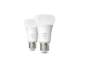 8719514319028 - Hue LED-Leuchtmittel (2er-Set) 871951431902800 EEK F (A - G) Hue White E27 Doppelpack 2x800lm 60W E27 18 W Warmweiß EEK F (A - G)