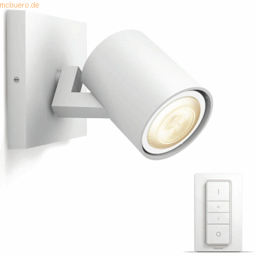 8719514338340 - Hue LED-Deckenstrahler 871951433834000 Hue White Amb Runner Spot 1 flg weiß 350lm Erweiterung GU10 5 W