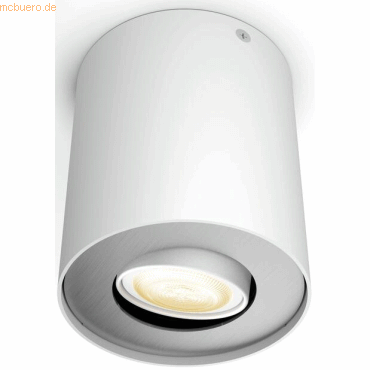 8719514338487 - Hue LED-Deckenstrahler 871951433848700 Hue White Amb Pillar Spot 1 flg weiß 350lm inkl Dimmschalter GU10 5 W