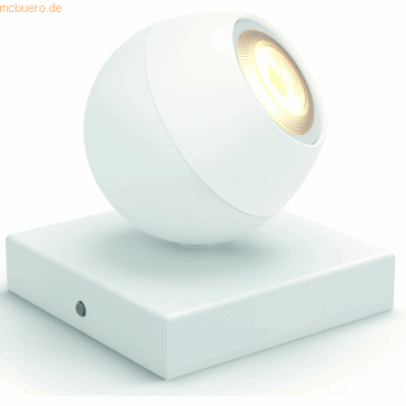 8719514339187 - Hue LED-Deckenstrahler 871951433918700 Hue White Amb Buckram Spot 1 flg weiß 350lm Erweiterung GU10 5 W