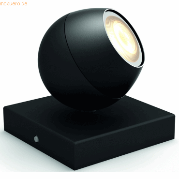 8719514339200 - Hue LED-Deckenstrahler 871951433920000 Hue White Amb Buckram Spot 1 flg schwarz 350lm Erweiterung GU10 5 W