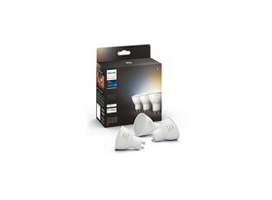 8719514342804 - Hue LED-Leuchtmittel 871951434280400 EEK G (A - G) Hue White Ambiance GU10 Dreierpack 3x230lm GU10 129 W Warmweiß bis Kaltweiß EEK G (A - G)