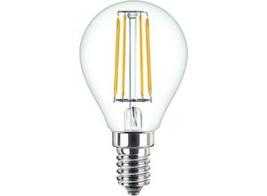 8719514347304 - PHILIPS LED-Tropfenlampe FM E14 P 43W F 2700K ewws 470lm Filamentlampe P45- kl AC COREPROLEDLUSTERND43-40WE14827P - weiß