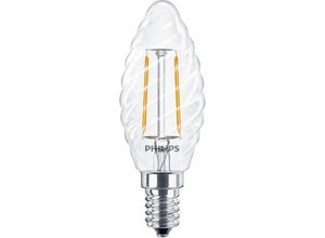 8719514347724 - LED-Kerzenlampe fm E14 st 2W e 2700K ac ewws 250lm kl Filamentlampe ST35 COREPROLEDCANDLEND2-25WST35E148 - weiß - Philips