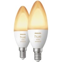 8719514356733 - Hue LED-Leuchtmittel (Erweiterung) 871951435673300 EEK G (A - G) Hue White Amb Doppelpack E14 2x470lm E14 104 W Warmweiß bis Kaltweiß EEK