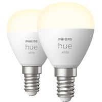 8719514356771 - Hue LED-Leuchtmittel (2er-Set) 871951435677100 EEK G (A - G) Hue White E14 Luster Doppelpack 2x470lm E14 114 W Warmweiß EEK G (A - G)