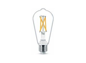 8719514372245 - Smart led Leuchtmittel Tunable White Clear ST64 E27 Edisonform 7 w Leuchtmittel - Philips