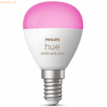 8719514491229 - PHILIPS Hue White & Color Ambiance Luster E14 Tropfenform LED Lampe 16 Mio Farben