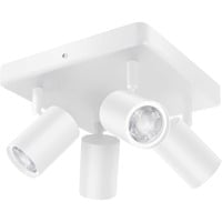 8719514554559 - WiZ 8719514554559 IMAGEO WiZ Spots 4x5W W 22-65K RGB SQ LED-Deckenleuchte EEK F (A - G) 20 W Weiß