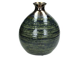 8719533086604 - Vase CERAMIC (DH 25x30 cm) DH 25x30 cm grün Blumenvase Blumengefäß