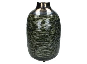 8719533086642 - Vase CERAMIC (DH 22x36 cm) DH 22x36 cm grün Blumenvase Blumengefäß