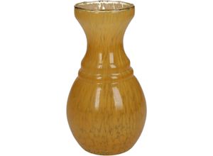 8719533279693 - Vase (LBH 8x8x15 cm) LBH 8x8x15 cm gelb Blumenvase Blumengefäß