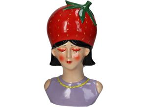 8719533283065 - Vase LADY STRAWBERRY (LBH 15x1280x2450 cm) LBH 15x1280x2450 cm bunt Blumenvase Blumengefäß