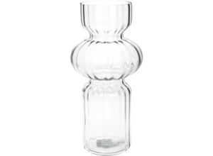 8719533379492 - Vase CLEAR (BHT 15x31x15 cm) BHT 15x31x15 cm weiß Blumenvase Blumengefäß