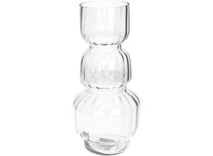 8719533379515 - Vase CLEAR (BHT 14x31x14 cm) BHT 14x31x14 cm weiß Blumenvase Blumengefäß