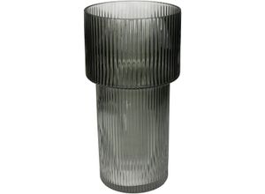 8719533384113 - Vase STRIPE grau (BHT 1450x29x1450 cm) BHT 1450x29x1450 cm grau Blumenvase Blumengefäß