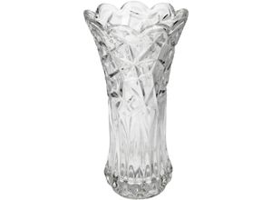 8719533384151 - Vase NOSTALGIE klar (BHT 1250x24x1250 cm) BHT 1250x24x1250 cm weiß Blumenvase Blumengefäß