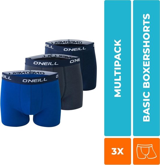 8719534051748 - ONeill Herren Boxershorts Trunks 900003 Solid Blau 3er-Pack - Größe L 8719534051748 - ONeill Herren Boxershorts Trunks 900003 Solid Blau 3er-Pack - Größe L