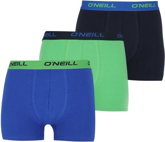 8719534250455 - ONeill - Herren Boxershorts 3er-Pack - blau grün - Größe L