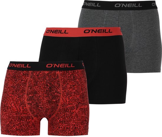 8719534288847 - ONeill - 3er Pack Herren Boxershorts - Frozen Wave & Plain - Größe L XL 8719534288847 - ONeill - 3er Pack Herren Boxershorts - Frozen Wave & Plain - Größe L XL