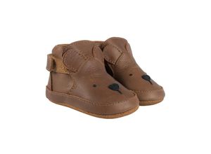 8719549315095 - Donsje - Krabbelschuhe MORRIS - BEAR in cognac Gr15 16