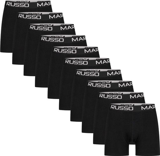 8719632217343 - Boxershorts - Herren Boxershorts - Herrenhosen - 10er-Pack - L - Schwarz