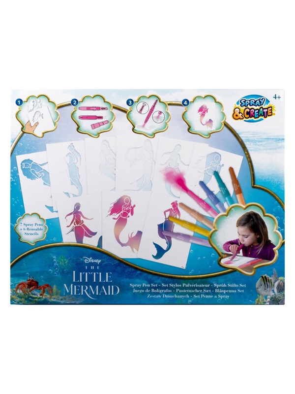 8719668007734 - The Little Mermaid Blow Pen Set