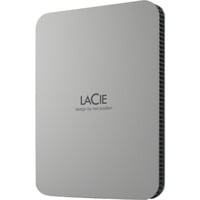 8719706043557 - LaCie Mobile Drive STLP2000400 - Festplatte - 2 TB - extern (tragbar) - USB 32 Gen 1 (USB-C Steckverbinder) - Moon Silver