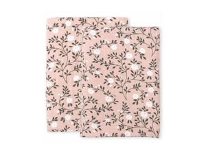 8719715001623 - Mulltuch BLOSSOM (60x60cm) 2er Pack in dusty pink