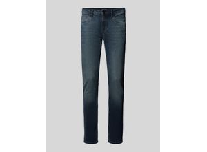 8719734040382 - Slim Fit Jeans mit Label-Detail Modell BLAST