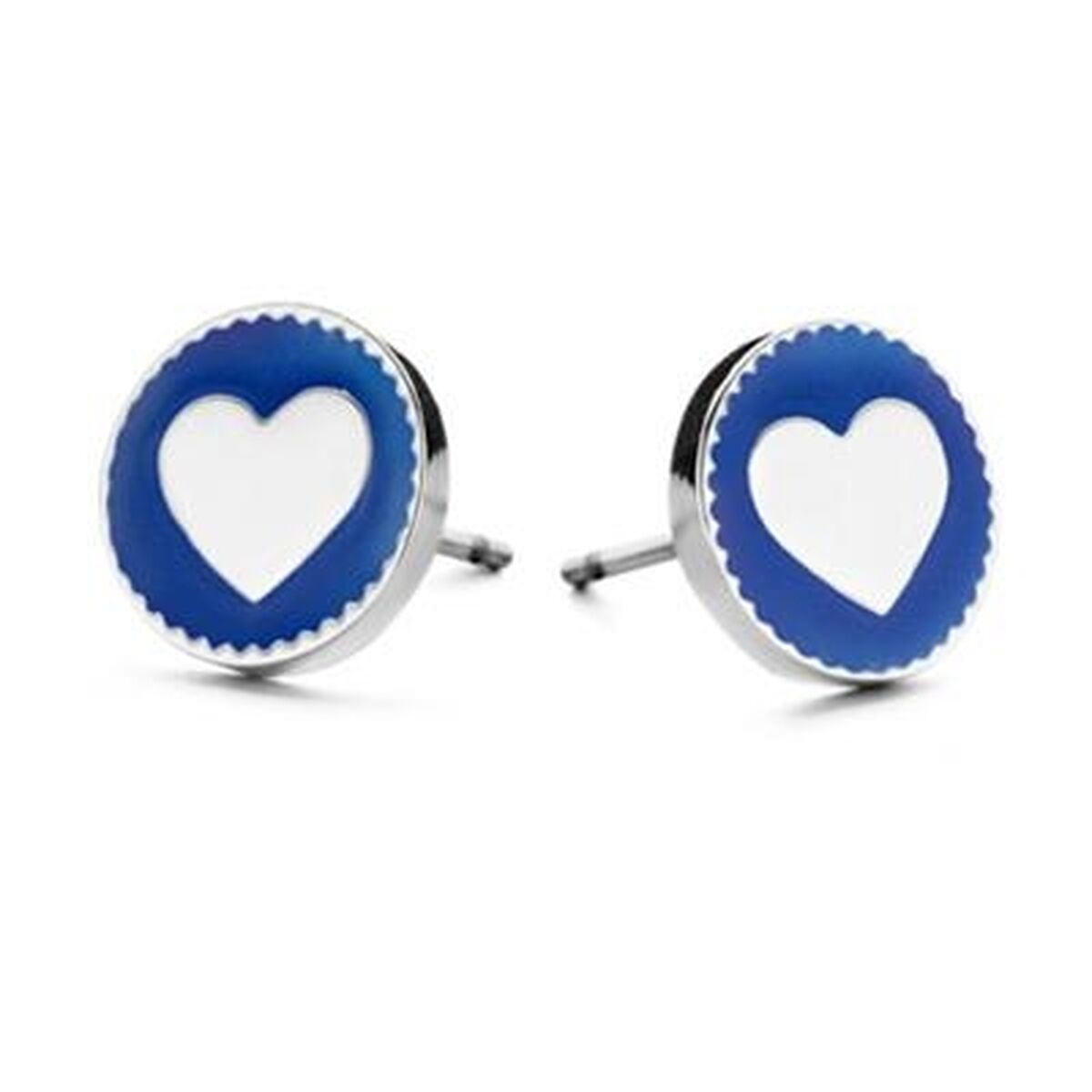 8719743157774 - Damenohrringe 8CE-70024 Silberfarben Blau 8719743157774 - Damenohrringe 8CE-70024 Silberfarben Blau