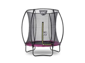 8719743250291 - Exit Toys Trampolin Silhouette 183 (6ft) + Sicherheitsnetz (Rosa) rosa