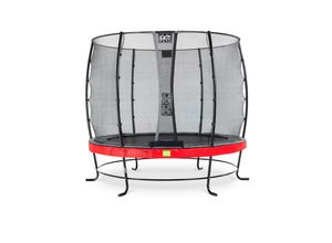 8719743251090 - Exit Toys - exit Elegant Trampolin ø253cm mit Economy Sicherheitsnetz - rot - Rot