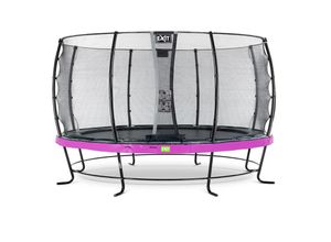 8719743251205 - Exit Toys - exit Elegant Trampolin ø427cm mit Economy Sicherheitsnetz - lila - Lila