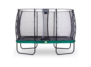 8719743252776 - Exit Toys - exit Elegant Trampolin 244x427cm mit Economy Sicherheitsnetz - grün - Grun