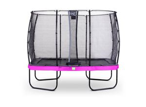 8719743252844 - Exit Toys - exit Elegant Trampolin 214x366cm mit Economy Sicherheitsnetz - lila - Lila