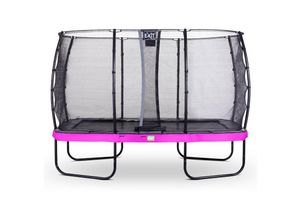 8719743252851 - Exit Toys - exit Elegant Trampolin 244x427cm mit Economy Sicherheitsnetz - lila - Lila