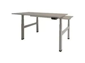 8719756001125 - Höhenverstellbar Sitz-Stehschreibtisch Rechteckig Holz Aluminium T-Fuß 1800 x 800 x 645 mm