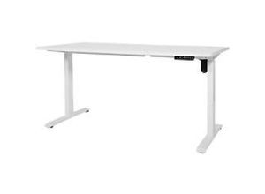 8719756028870 - Sitz-Stehschreibtisch ESB126-HVE-WIW-M25 Weiß 1270 x 600 x 1190 x 760 - 1190 mm