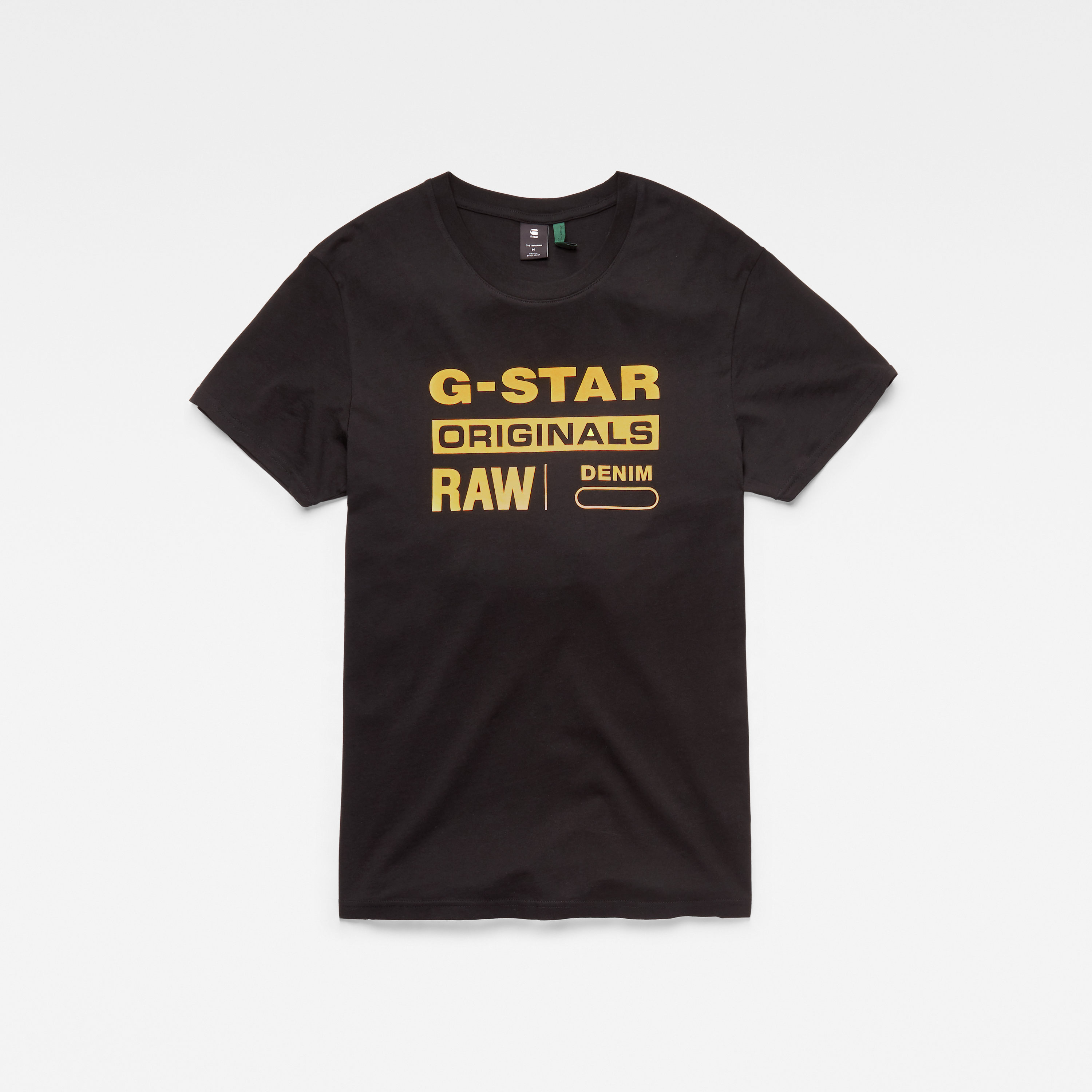 8719767699748 - Raw Graphic T-Shirt - Schwarz - Herren