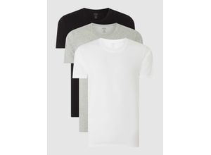 8719853078327 - T-Shirt mit Stretch-Anteil im 3er-Pack