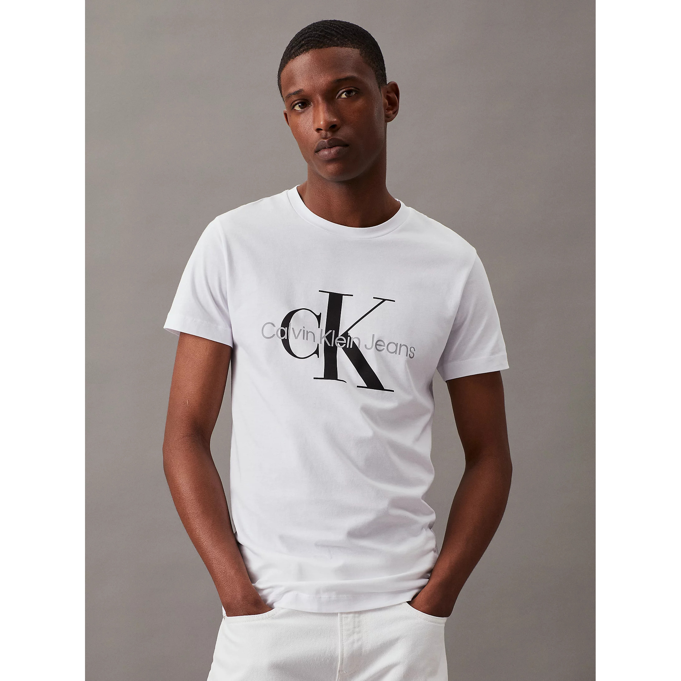 8719855868841 - Slim-Fit T-Shirt mit Monogramm Calvin Klein 8719855868841 - Slim-Fit T-Shirt mit Monogramm Calvin Klein
