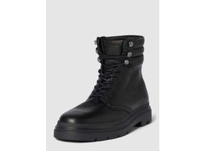 8719856471156 - Schnürboots aus Leder mit Label-Detail