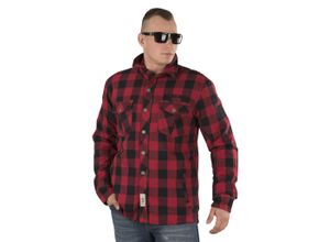 8719874400138 - Flanellhemd Dominator Aramid Riding Rot-Schwarz M 8719874400138 - Flanellhemd Dominator Aramid Riding Rot-Schwarz M