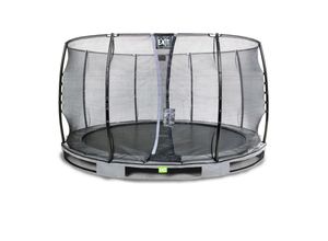 8719874704908 - Exit Toys - exit Elegant Inground-Trampolin ø366cm mit Economy Sicherheitsnetz - grau - Grau