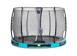 8719874704953 - Exit Toys - exit Elegant Inground-Trampolin ø305cm mit Economy Sicherheitsnetz - blau - Blau