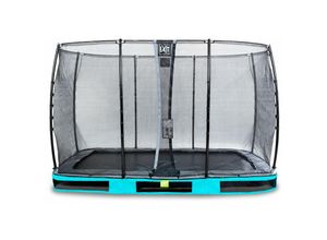 8719874704991 - Exit Toys - exit Elegant Inground-Trampolin 244x427cm mit Economy Sicherheitsnetz - blau - Blau