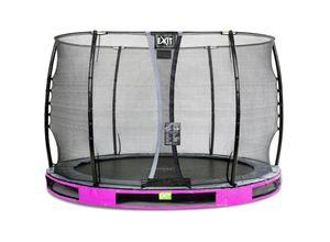 8719874705073 - Exit Toys - exit Elegant Inground-Trampolin ø305cm mit Economy Sicherheitsnetz - lila - Lila